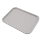 Carlisle FoodService Products Café Cafeteria Tray, Fast Food Tray for Restaurant or Commercial Use, 14" x 18", 1 Count, Gray
