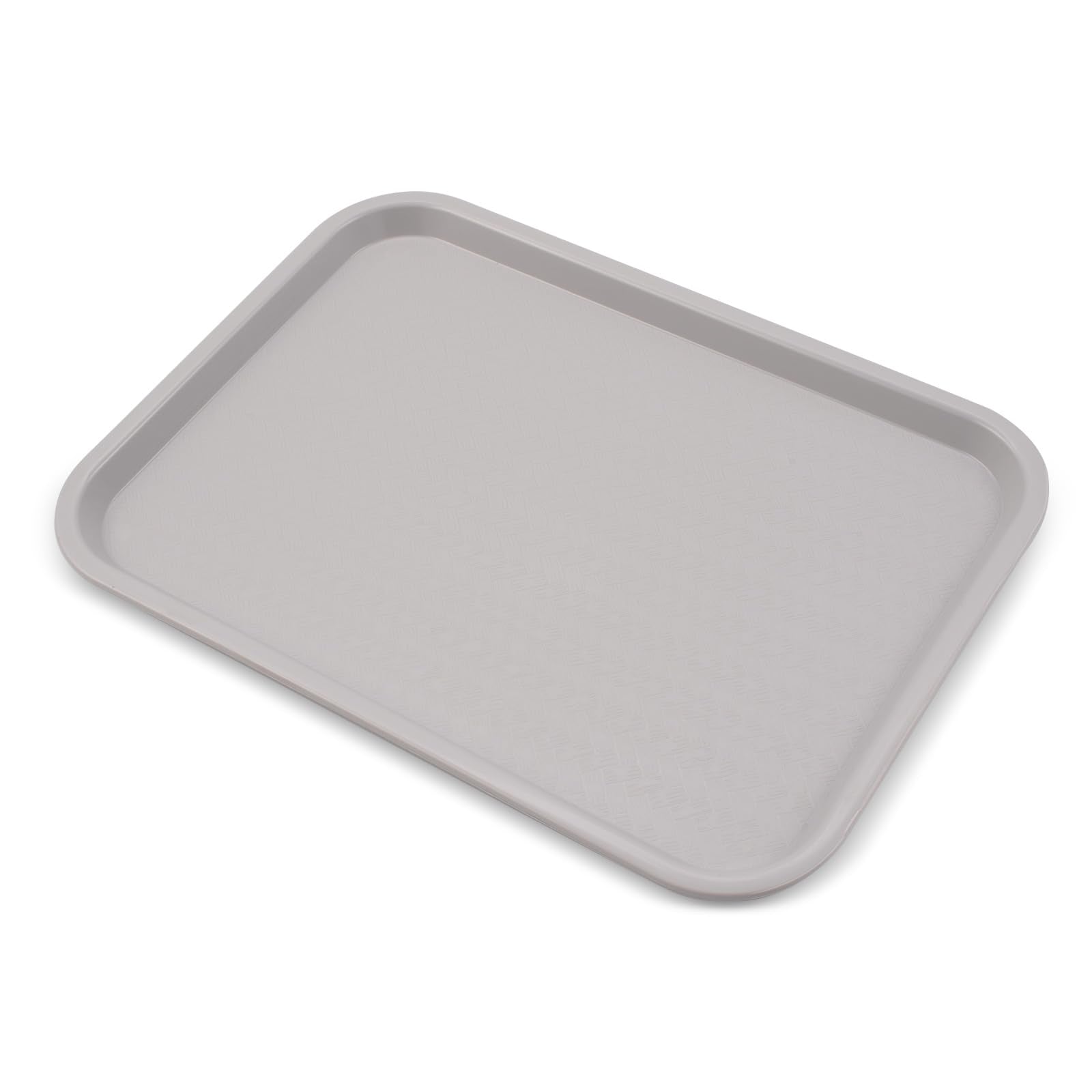 Carlisle FoodService Products Café Cafeteria Tray, Fast Food Tray for Restaurant or Commercial Use, 14" x 18", 1 Count, Gray