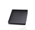 Square Tray for Organization, 11 Inch Plastic Serving Tray, Multi-Purpose Decorative Tray for Bathroom Countertop, Dresser, Ottoman & Coffee Table, Vanity Tray for Jewelry & Makeup, White