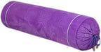 Solid Colors Bolster Cylindrical Candy Pillow Sleeping Cushion Neck Pillows Washable Waist Pillow (Pale Mauve)