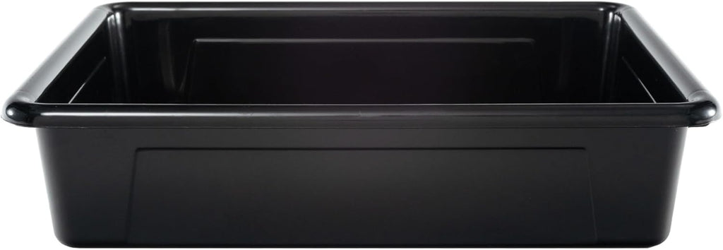 Storex Storage Tray, Letter Size, 10 x 13 x 3 Inches, Black (1 Tray only)