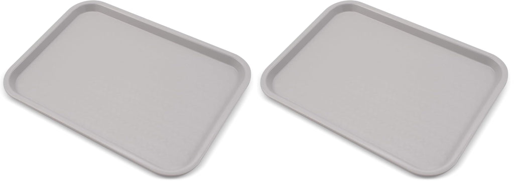Carlisle FoodService Products Café Cafeteria Tray, Fast Food Tray for Restaurant or Commercial Use, 14" x 18", 1 Count, Gray