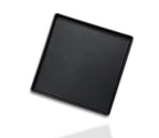 Square Tray for Organization, 11 Inch Plastic Serving Tray, Multi-Purpose Decorative Tray for Bathroom Countertop, Dresser, Ottoman & Coffee Table, Vanity Tray for Jewelry & Makeup, White