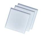 Square Tray for Organization, 11 Inch Plastic Serving Tray, Multi-Purpose Decorative Tray for Bathroom Countertop, Dresser, Ottoman & Coffee Table, Vanity Tray for Jewelry & Makeup, White