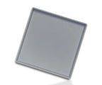 Square Tray for Organization, 11 Inch Plastic Serving Tray, Multi-Purpose Decorative Tray for Bathroom Countertop, Dresser, Ottoman & Coffee Table, Vanity Tray for Jewelry & Makeup, White