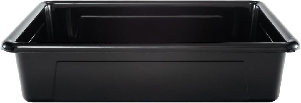 Storex Storage Tray, Letter Size, 10 x 13 x 3 Inches, Black (1 Tray only)