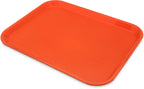 Carlisle FoodService Products Café Cafeteria Tray, Fast Food Tray for Restaurant or Commercial Use, 14" x 18", 12 Count, Blue