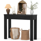 Armocity Console Table, Small Farmhouse Wood Entryway Table, Narrow Sofa Tables Behind Couch, Entry Table for Entrance, Hallway, Living Room, 32", Cracked Oak