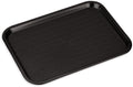 Carlisle FoodService Products Café Cafeteria Tray, Fast Food Tray for Restaurant or Commercial Use, 14" x 18", 12 Count, Black