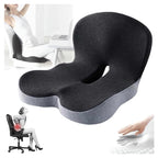 Memory Foam L-Shaped Integrated Seat Cushions for Car Truck Driver Ergonomic L Shape Lumbar Cushion Sciatica Back Pain Relief Office Chair Butt and Back Support Pillow Long Driving Booster Seat (G1)