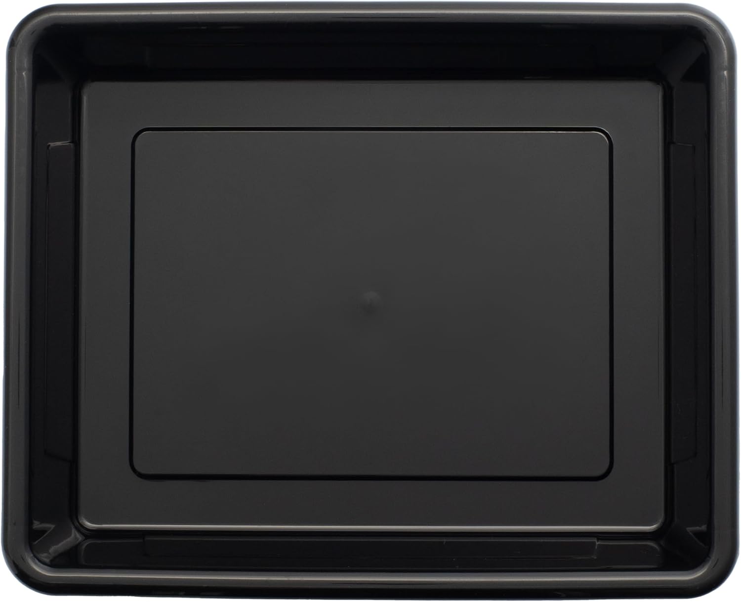 Storex Storage Tray, Letter Size, 10 x 13 x 3 Inches, Black (1 Tray only)