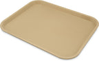 Carlisle FoodService Products Café Cafeteria Tray, Fast Food Tray for Restaurant or Commercial Use, 14" x 18", 1 Count, Beige