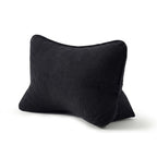 Pat. Pend. Corduroy Lumbar Support Back Pillow for Watching TV, Reading & Gaming, Ergonomic Triangle Support Cushion for Sofa, Armchair & Bed Sitting, Removable Washable Cover, Beige Gray