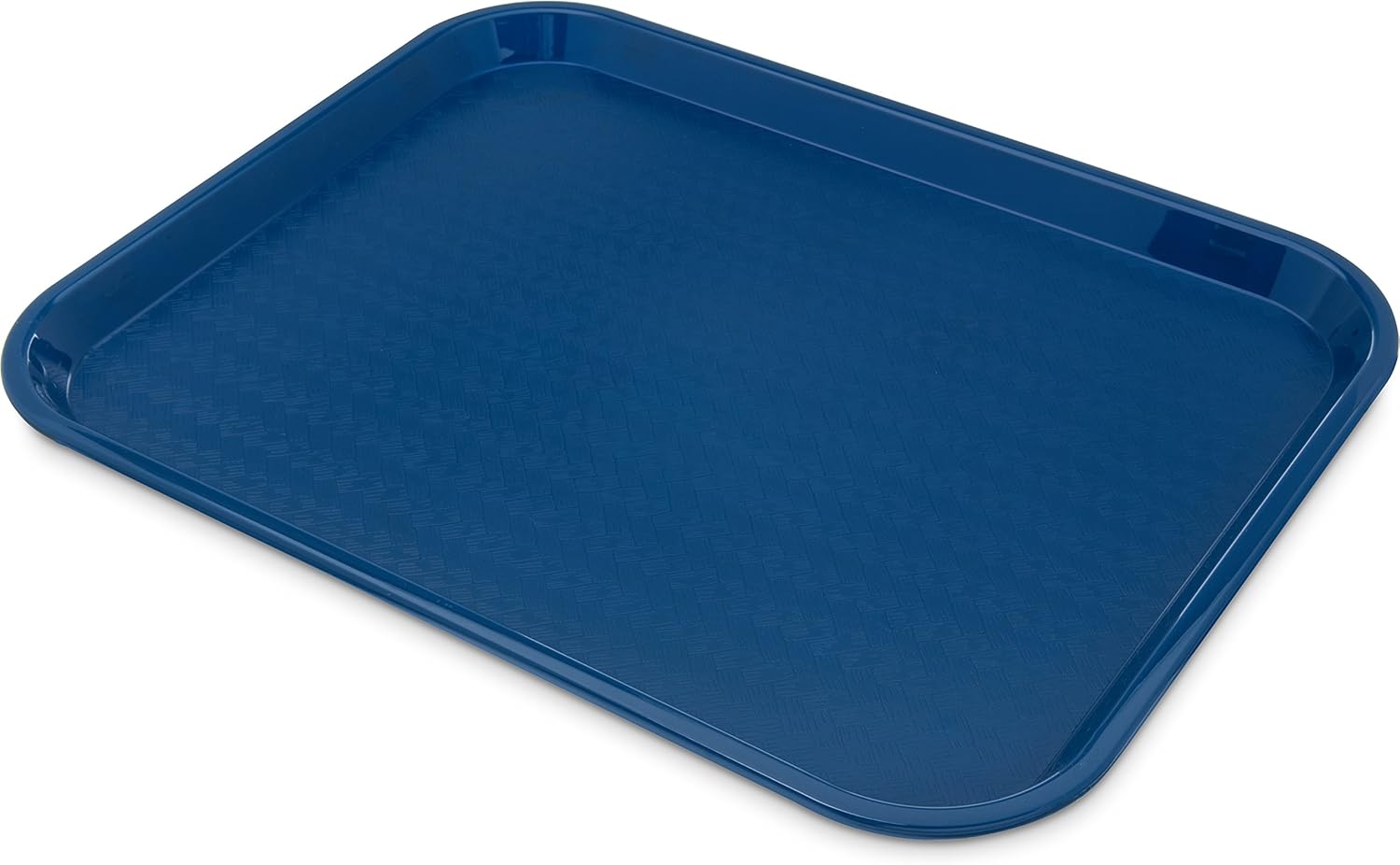 Carlisle FoodService Products Café Cafeteria Tray, Fast Food Tray for Restaurant or Commercial Use, 14" x 18", 12 Count, Blue