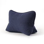 Pat. Pend. Corduroy Lumbar Support Back Pillow for Watching TV, Reading & Gaming, Ergonomic Triangle Support Cushion for Sofa, Armchair & Bed Sitting, Removable Washable Cover, Beige Gray