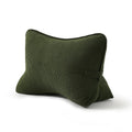Pat. Pend. Corduroy Lumbar Support Back Pillow for Watching TV, Reading & Gaming, Ergonomic Triangle Support Cushion for Sofa, Armchair & Bed Sitting, Removable Washable Cover, Beige Gray