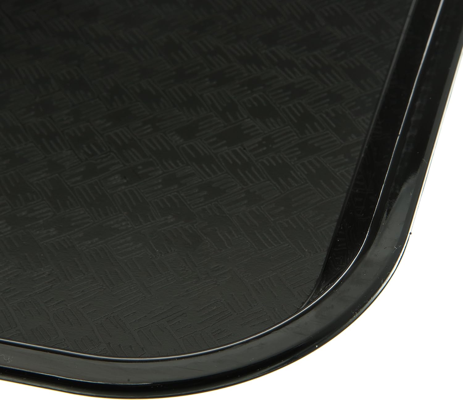 Carlisle FoodService Products Café Cafeteria Tray, Fast Food Tray for Restaurant or Commercial Use, 14" x 18", 12 Count, Black