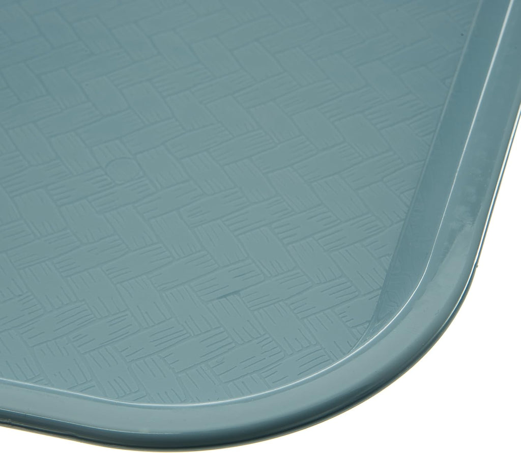Carlisle FoodService Products Café Cafeteria Tray, Fast Food Tray for Restaurant or Commercial Use, 14" x 18", 1 Count, Slate Blue