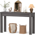 Armocity Console Table, Small Farmhouse Wood Entryway Table, Narrow Sofa Tables Behind Couch, Entry Table for Entrance, Hallway, Living Room, 32", Cracked Oak