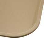 Carlisle FoodService Products Café Cafeteria Tray, Fast Food Tray for Restaurant or Commercial Use, 14" x 18", 1 Count, Beige