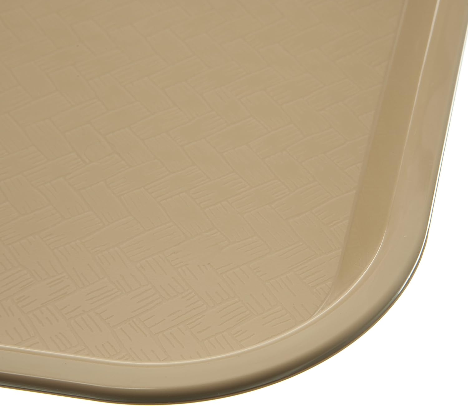 Carlisle FoodService Products Café Cafeteria Tray, Fast Food Tray for Restaurant or Commercial Use, 14" x 18", 1 Count, Beige