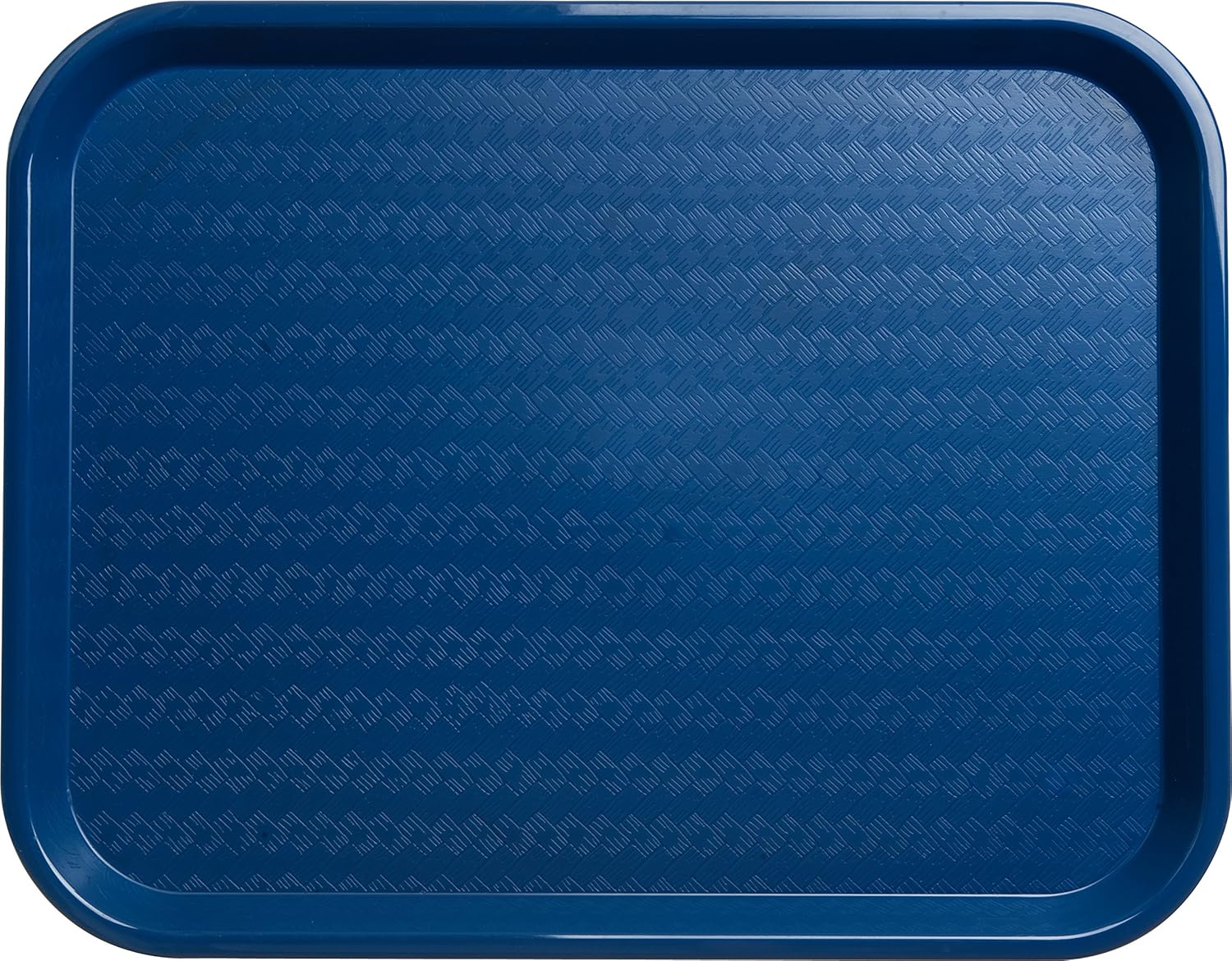 Carlisle FoodService Products Café Cafeteria Tray, Fast Food Tray for Restaurant or Commercial Use, 14" x 18", 12 Count, Blue