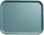 Carlisle FoodService Products Café Cafeteria Tray, Fast Food Tray for Restaurant or Commercial Use, 14" x 18", 1 Count, Slate Blue
